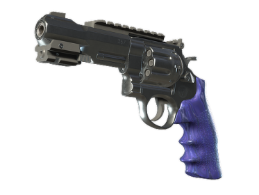 R8 Revolver | Cobalt Grip (Minimal Wear)
