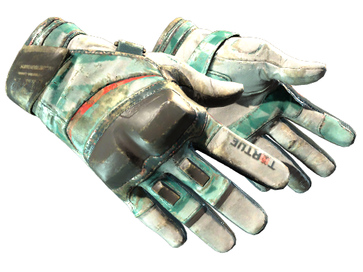 Moto Gloves | Spearmint (Battle-Scarred)