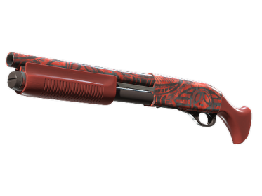 Sawed-Off | Crimson Batik (Minimal Wear)