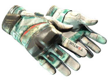 Moto Gloves | Spearmint (Battle-Scarred)