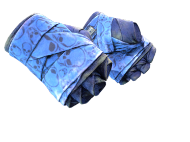 Hand Wraps | Cobalt Skulls (Battle-Scarred)
