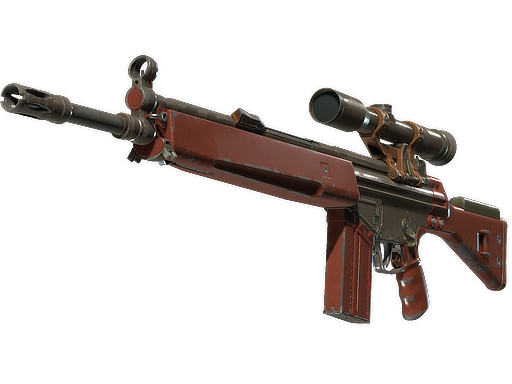 G3SG1 | Red Jasper (Field-Tested)