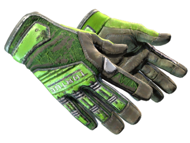 Specialist Gloves | Emerald Web (Battle-Scarred)