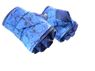 Hand Wraps | Cobalt Skulls (Field-Tested)