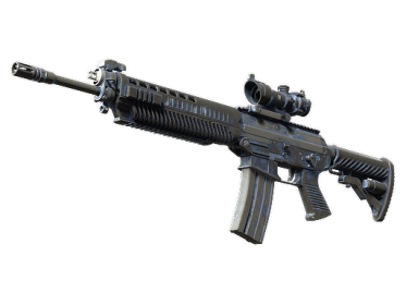 SG 553 | Night Camo (Battle-Scarred)