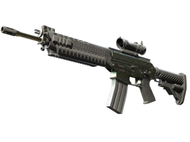 SG 553 | Army Sheen (Field-Tested)