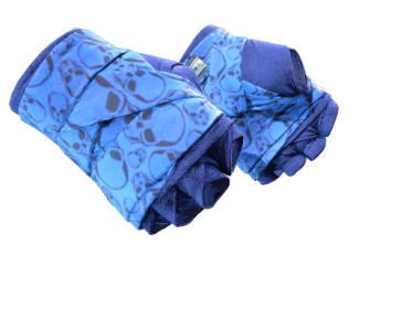 Hand Wraps | Cobalt Skulls (Minimal Wear)