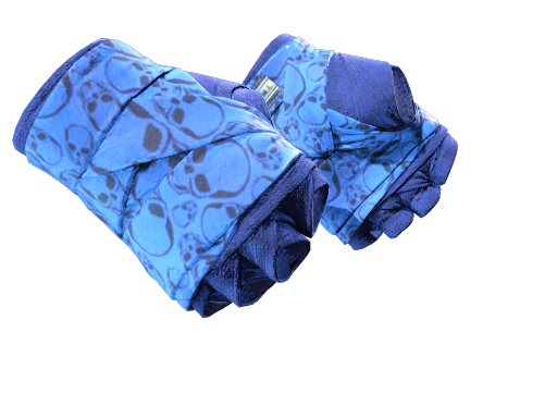 Hand Wraps | Cobalt Skulls (Minimal Wear)