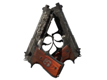 StatTrak™ Dual Berettas | Dualing Dragons (Minimal Wear)