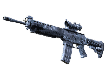 SG 553 | Night Camo (Minimal Wear)